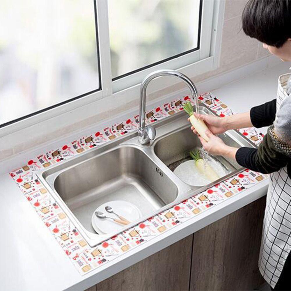 Preva Wastafel Waterproof sticker Reusable Kamar Mandi Meja Stiker Hygroscopic Penyerap Wastafel