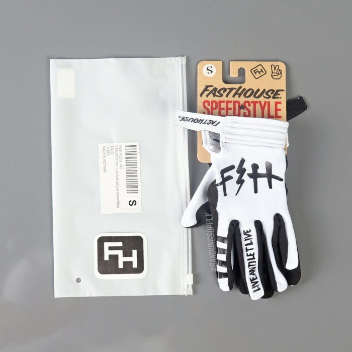 Stm Sarung Tangan Motor Gloves Live Fasthouse Fast House White Putih