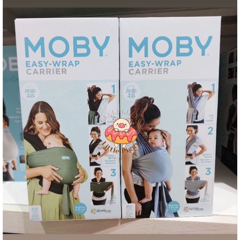 Moby easy wrap baby carrier gendongan bayi