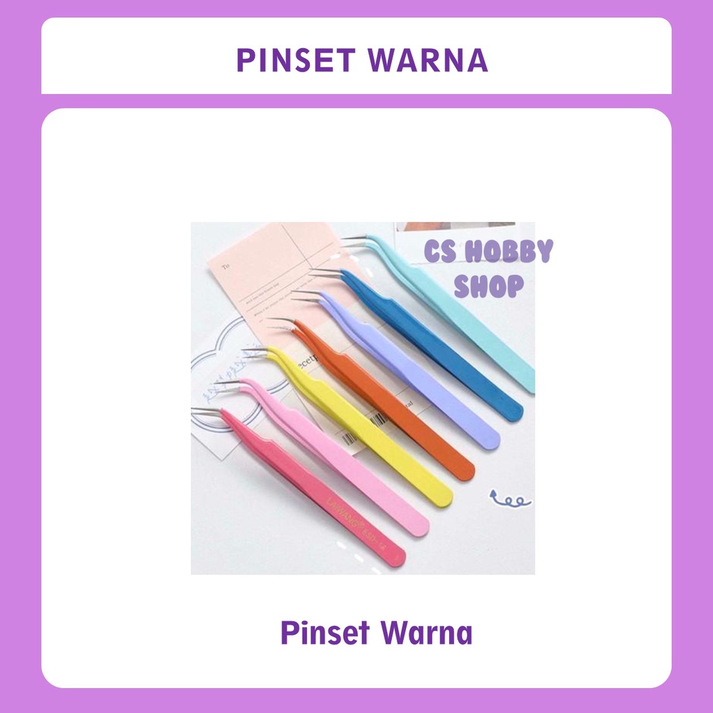 

Colourfull Pinset Berwarna untuk stiker dan DIY