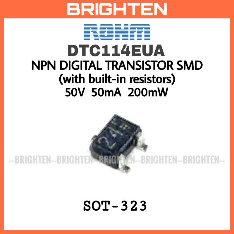 ROHM DTC114EUA NPN Digital Transistor with built-in Resistors SMD