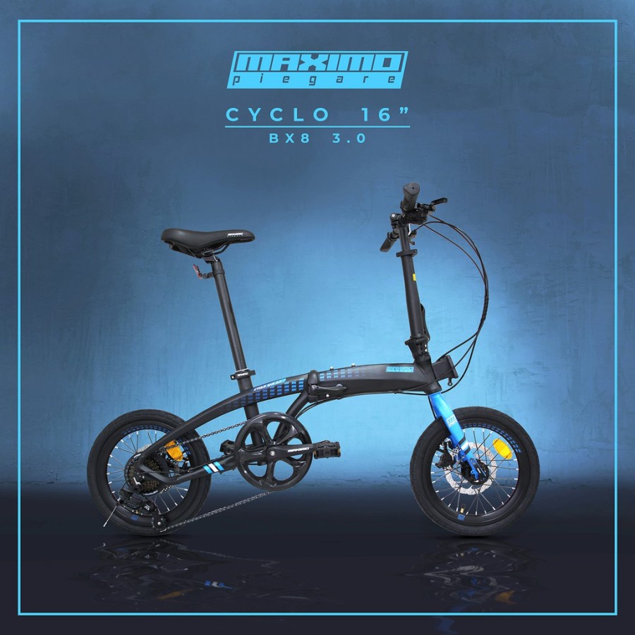 Sepeda Lipat Cyclo Fold MAXIMO Piegare BX8 3.0 16 inch