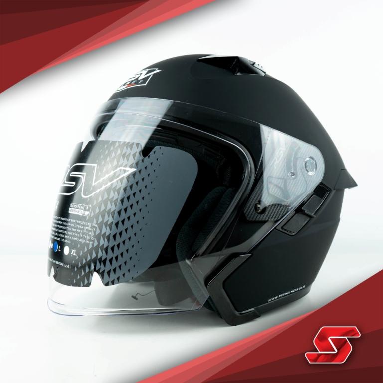 Helm RSV SV300 Black Doff