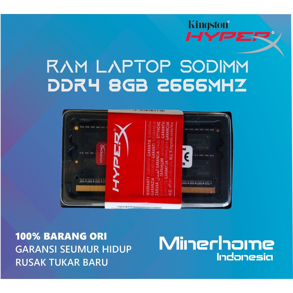 Memory RAM Laptop SODIMM DDR4 8GB 2666Mhz PC21300