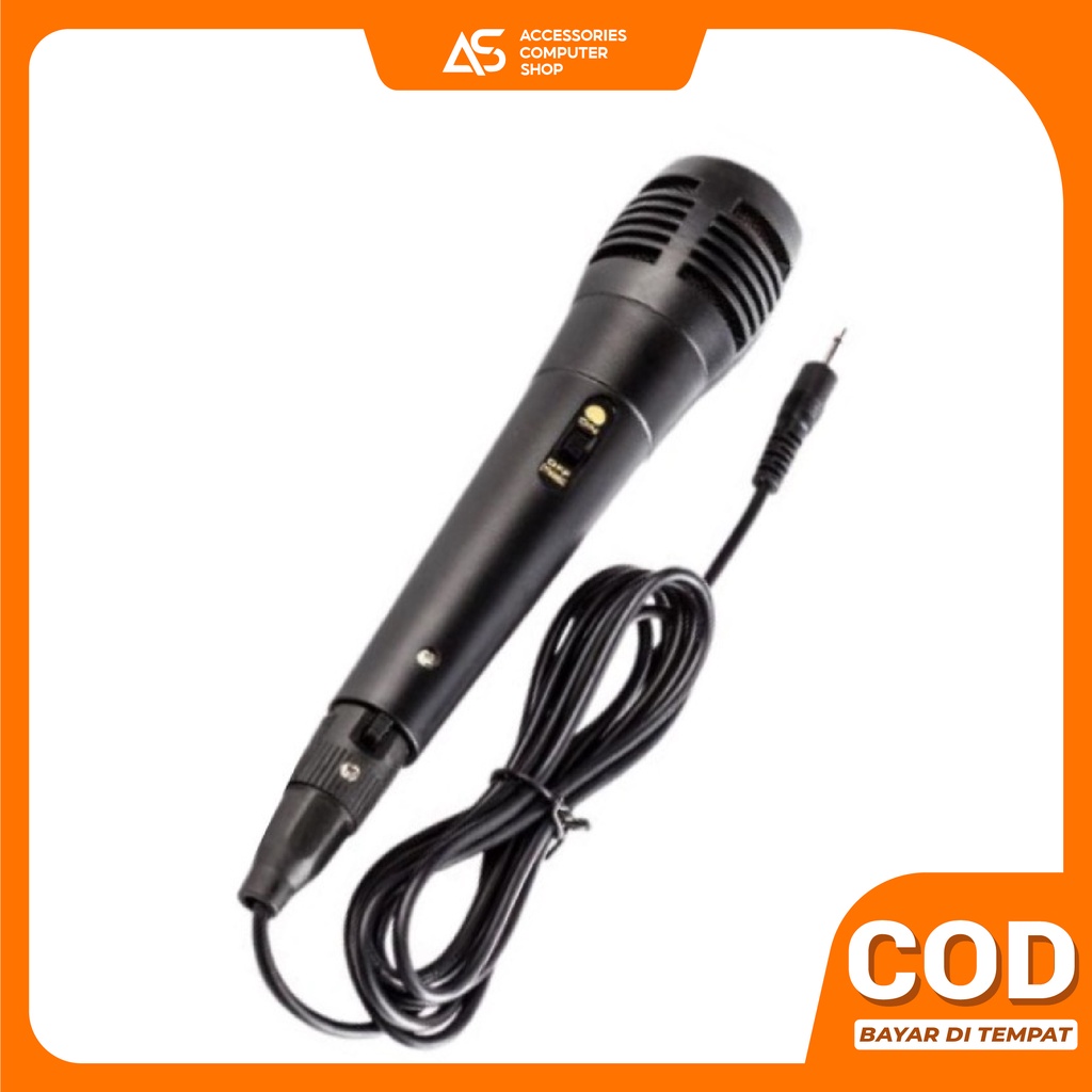 Jual Microphone Kabel Jack 3.5 mm Wired Kabel, Mic Karaoke MicKecil