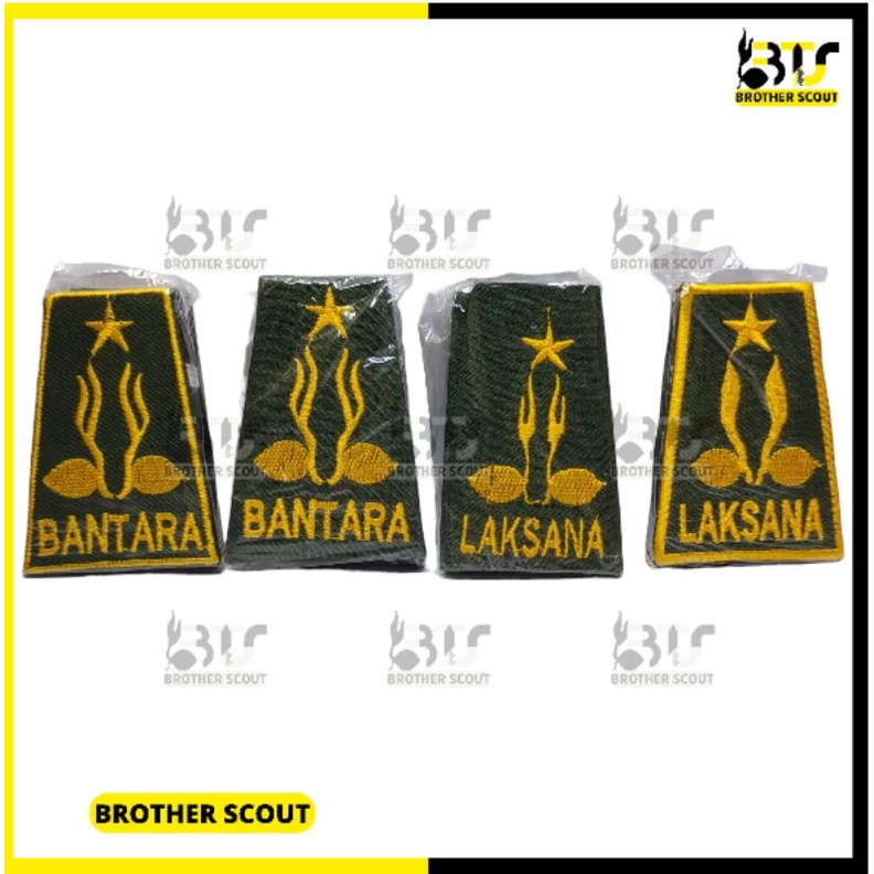 Evolet pramuka Bantara dan Laksana/ TKU pramuka penegak sepasang