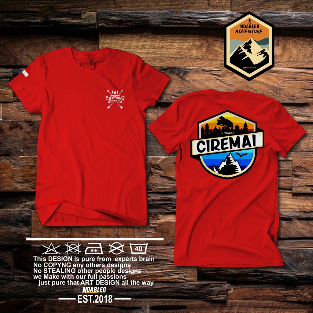 Kaos Gunung pendaki gunung ciremai kaos pendaki