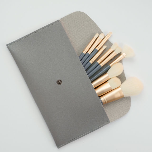 Holiven 0PCS Kuas Make Up Set Brush Eyeshadow / Bedak / Blush On / Highlighter / Foundation / Kabuki Blending Brush Makeup Kuas