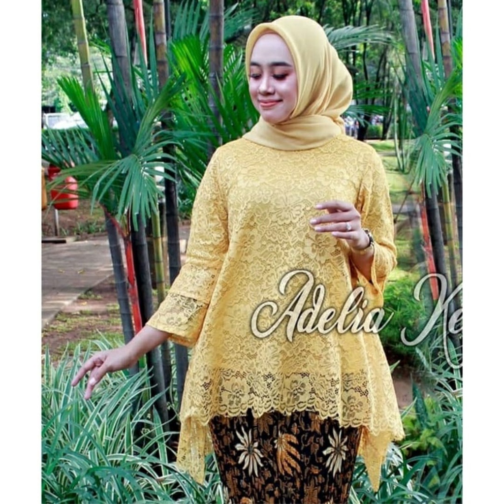 Kebayashopp Atasan kebaya rinjani warna GOLD atasan kebaya wisuda atasan kebaya blus atasan kebaya bianca atasan kebaya moderen atasan kebaya kondangan atasan kebaya pesta atasan kebaya terbaru atasan kebaya  brukat full furing