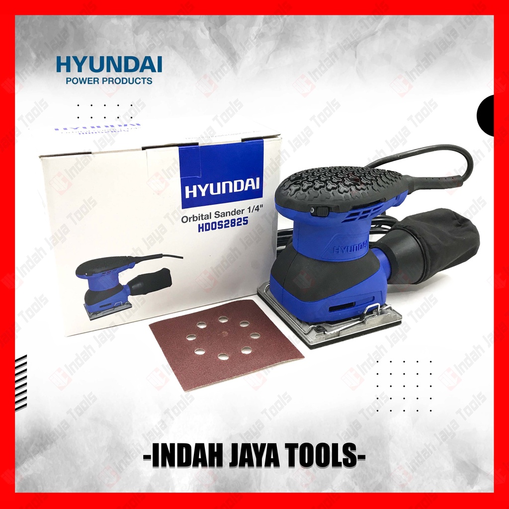 HYUNDAI HDOS2825 Mesin Amplas Sander Persegi Kotak - Orbital Sander