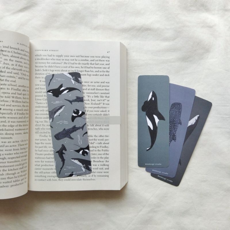 

Ocean Creatures Bookmark Set 4pcs