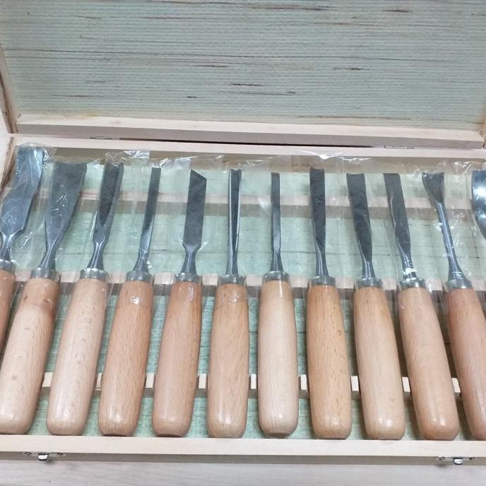 Domax Pahat Ukir Set 12 Pcs honglie77 Kualitas Baik