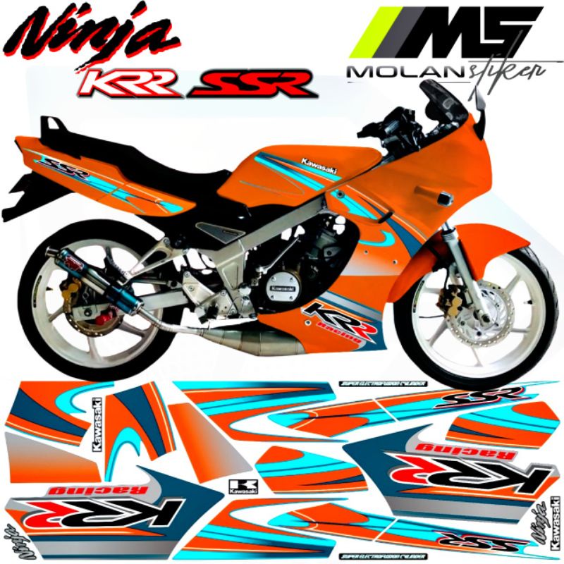 Decal Sticker Striping Variasi Ninja R SSR KRR 150 Thailand - KR 150 R E6 E7 E8 - Ninja R KRR SE - N