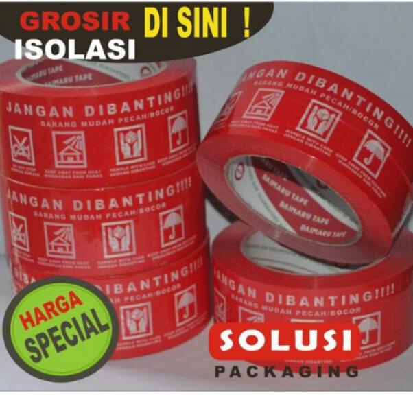 

み ISOLASI FRAGILE MERAH /LAKBAN FRAGILE ナ
