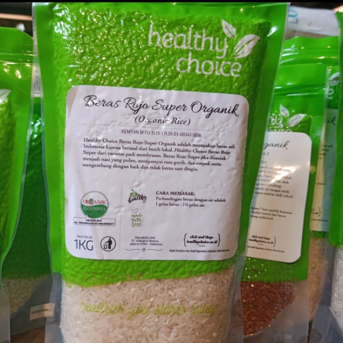 

Heathy choice beras raja super organic 1kg