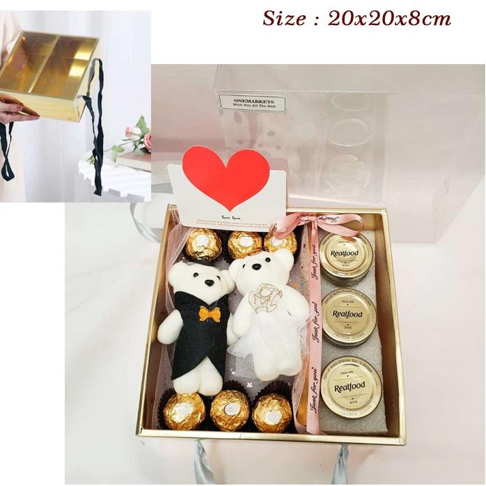 

Baru오 Flower Box Square - Kotak Kado Lipat - Kotak Kerajinan Bunga GB002 ~