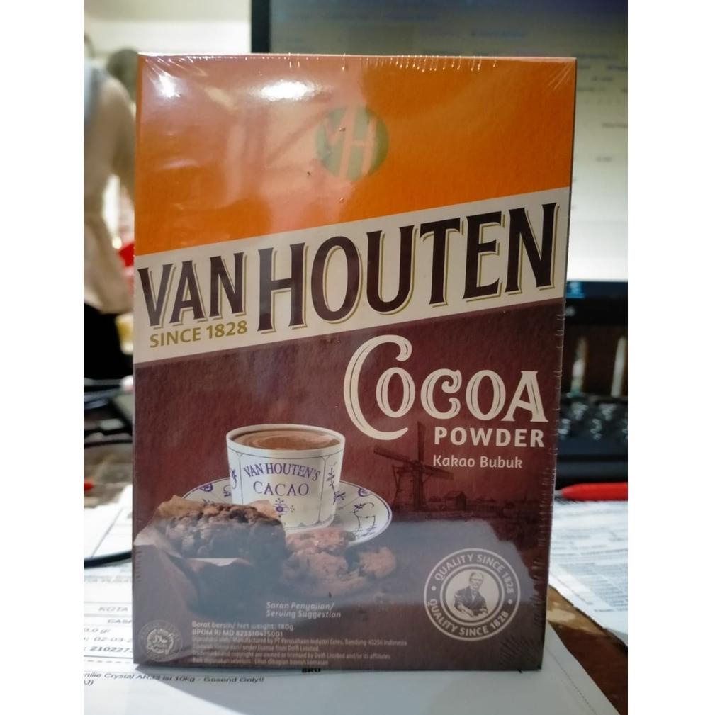 

Promo 6.6 Cokelat - Chocolate Bubuk Van Houten 180gr - Houten
