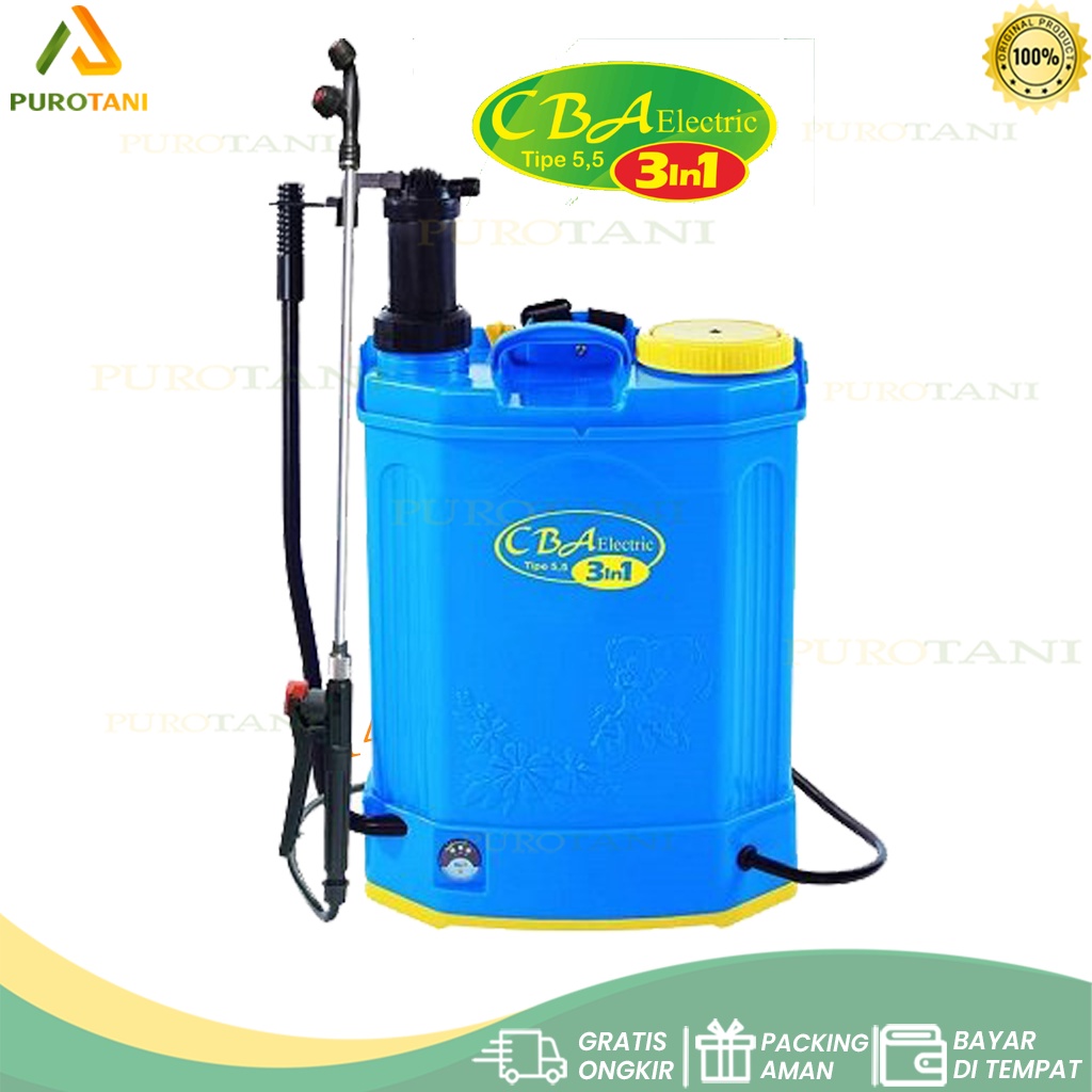 Sprayer Elektrik CBA Electric 3 in 1 Alat Semprot Pertanian