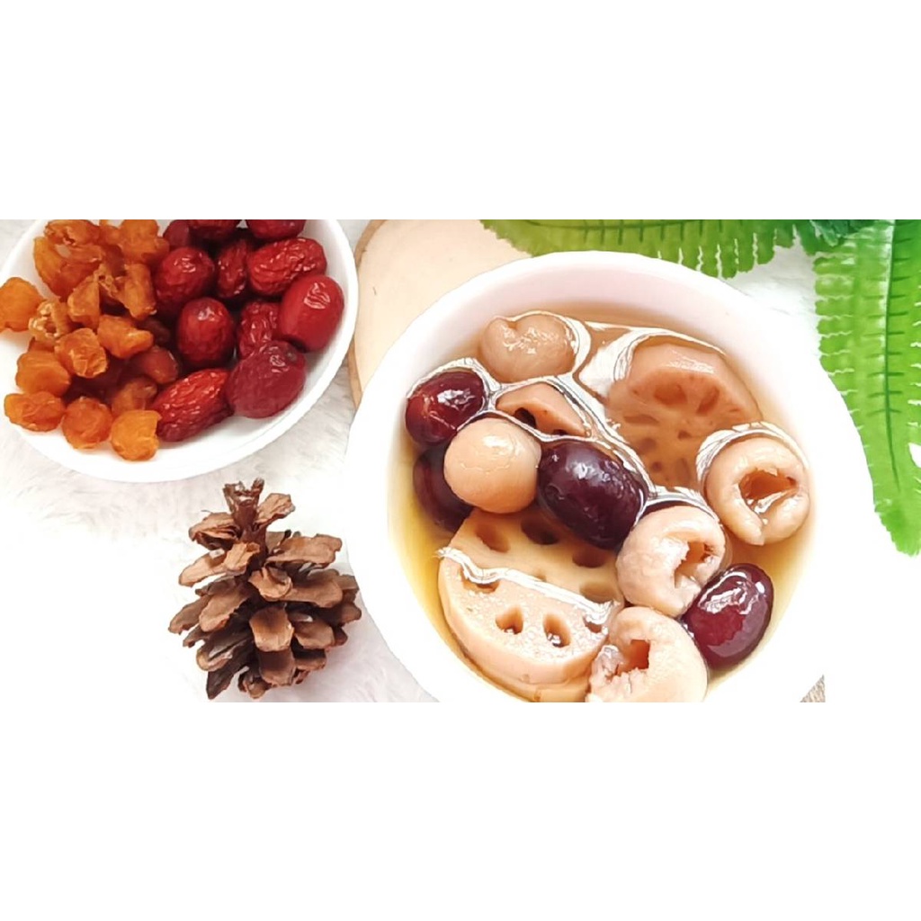 Ang Cho (50 Gram)/ Angco / Buah Jujube / Ziziphus jujuba / Kurma Merah / Kurma Cina / (红枣) hóng zǎo