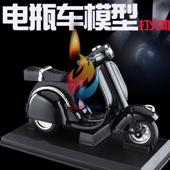 BISA COD! mancis korek api pajangan model motor vespa lighter antik unik koleksi