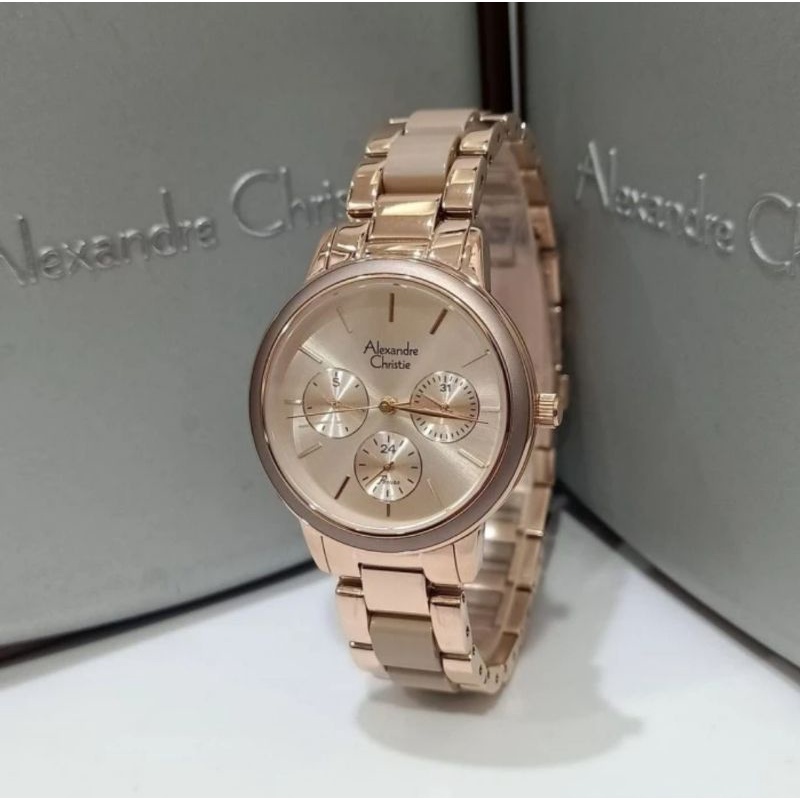 jam tangan wanita original ALEXANDRE CHRISTIE AC2938BF