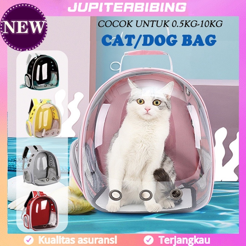 Cat Bag / Pet Bag Tas Astronot Kucing Anjing | Tas Transparan | Pet Cargo Tas Kucing Murah | Tas Ransel Hewan atau Travel Bag Nyaman dan Anti Air Cat Bag