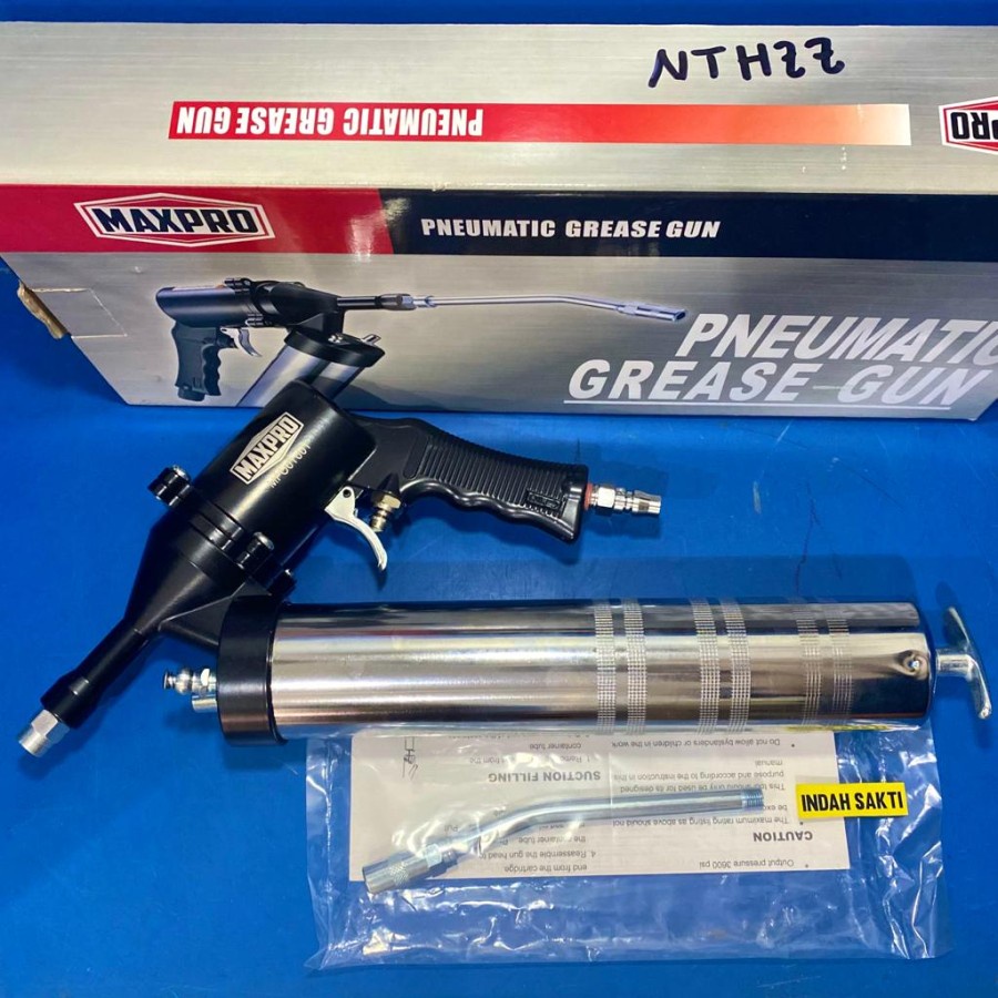 Pompa Gemuk Angin Air Grease Gun Pneumatic Grease Gun 400cc Maxpro