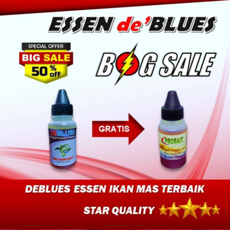 PROBAIT DE'BLUES ESSEN IKAN MAS, HARIAN, LOMBA ATAU GALATAMA