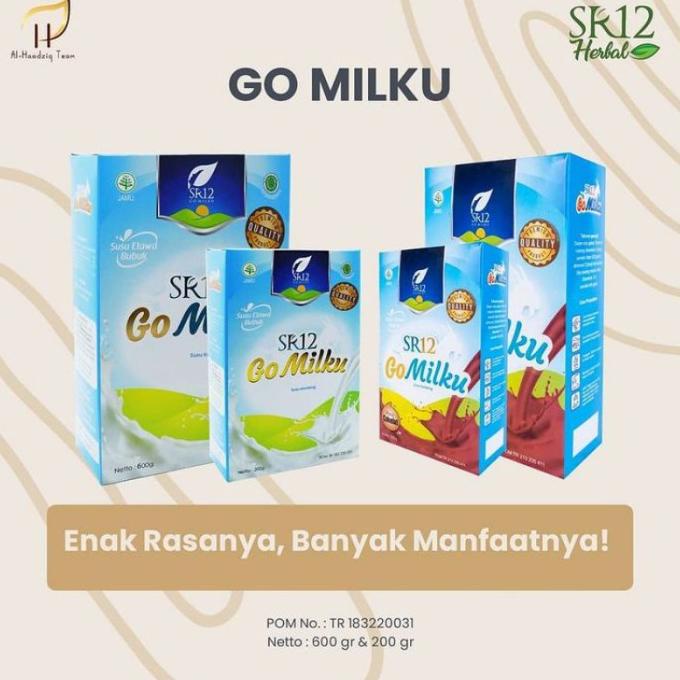 

[BISA COD] Susu Penggemuk Badan Dewasa dan Anak SR12 Go Milku Susu Kambing Bubuk