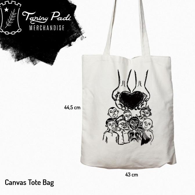 Tas - CANVAS TOTEBAG - TARING PADI