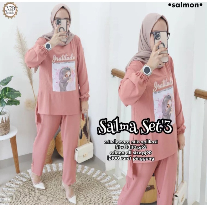 promo..!!! setelan sablon polycatton setelan modern terbaru-pink