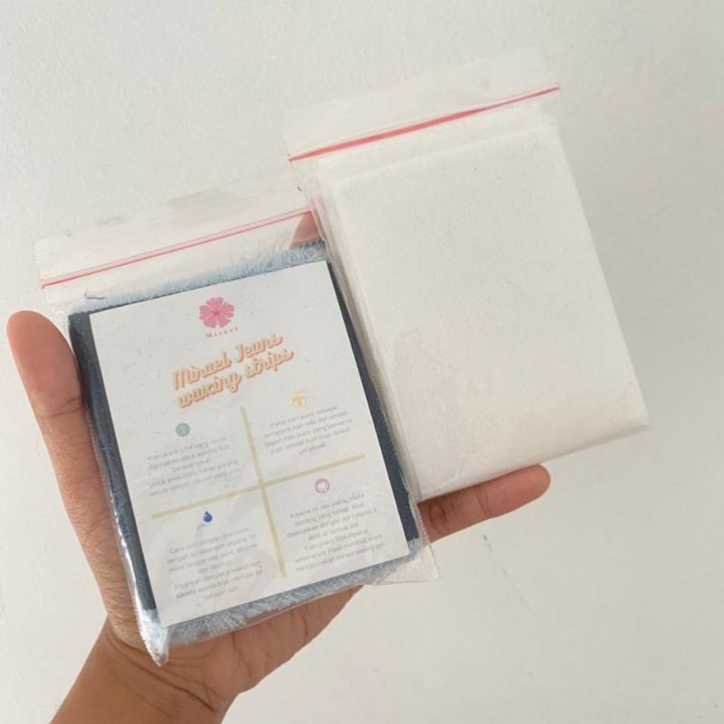 Mirael Sugar Wax / Kain Waxing Strip / Kain Jeans Tambahan