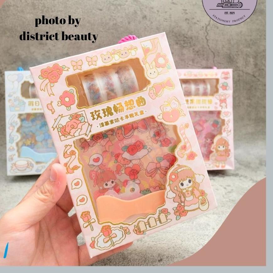 

Terkini STIKER BOX TALI STICKER ANTI AIR AESTHETHIC 3 WASHI TAPE GLOSSY,,,