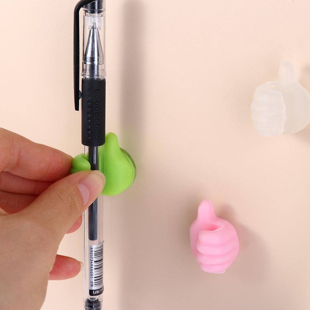 【 ELEGANT 】 Wall Hook Mini Aplikasi Lebar Bentuk Tangan Dengan Lem Belakang Untuk Gantungan Baju Klip Kunci Rumah, Mobil, Kantor Bahan TPR