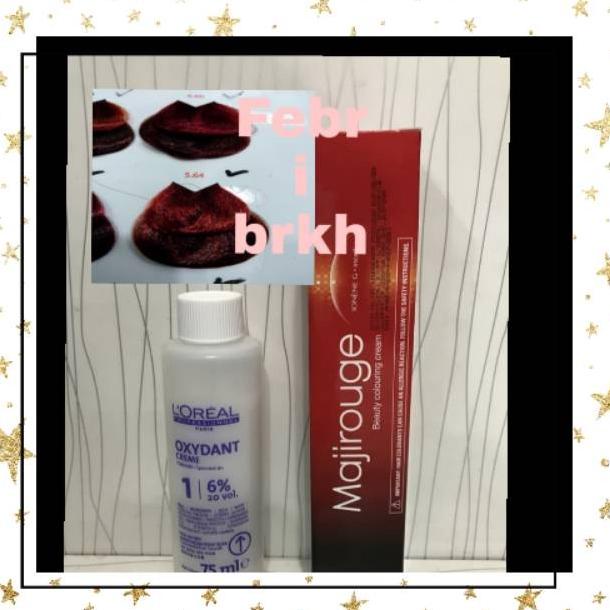| L'OREAL CAT RAMBUT MAJIROUGE 5.64 PLUS OXIDANT CREAM EE6464GR