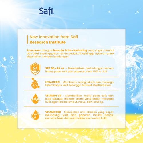 ★ BB ★ Safi Sun Essential Comfort Touch Sunscreen SPF 50+ PA++ 30ml - Sunscreen Wajah