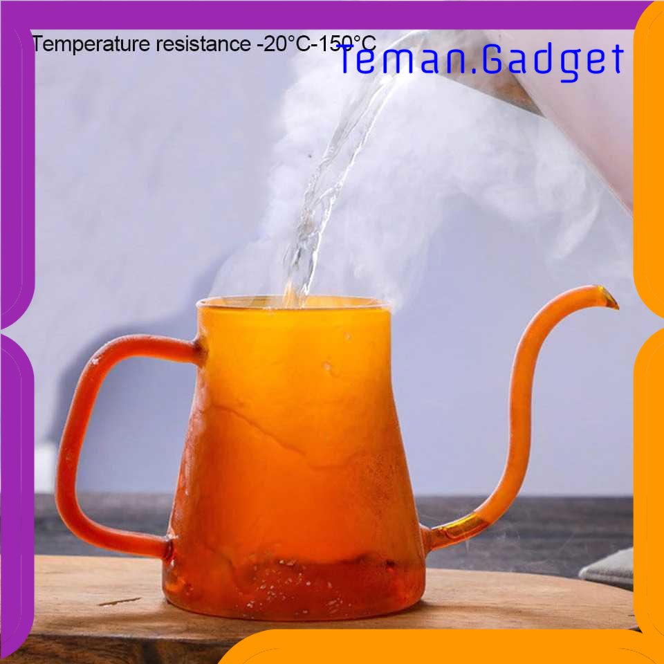 TG - DPR BORREY Teko Pitcher Teh Kopi Jus Borosilicate Glass Leher Angsa - TP-855