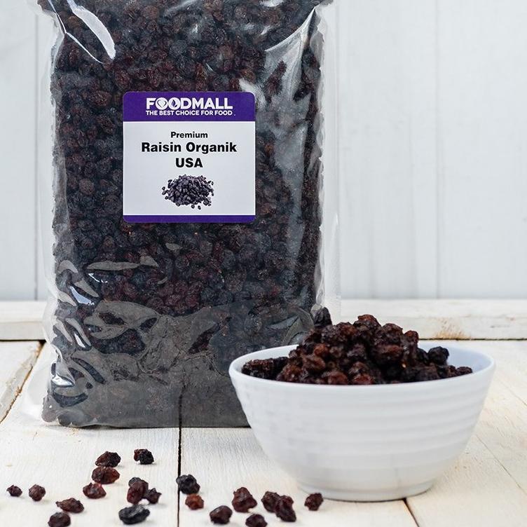 

ス Kismis / Black Raisin Organic USA 1 Kg Promo!