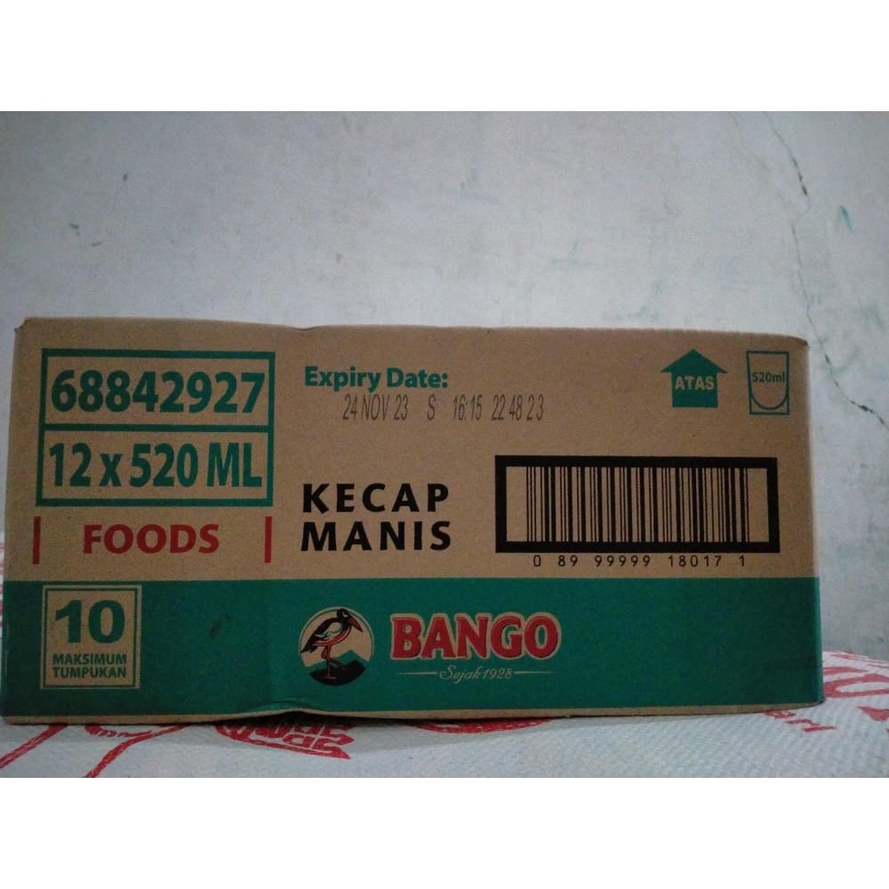 [Dus] Kecap Bango 520ml - BNG600