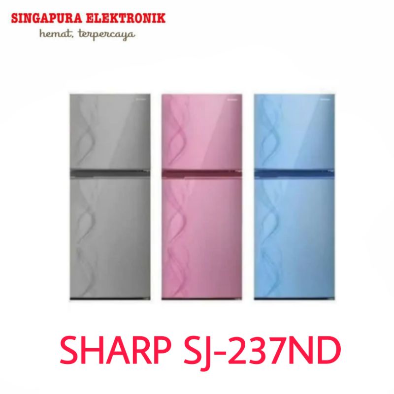Sharp kulkas 2 pintu SJ-237ND