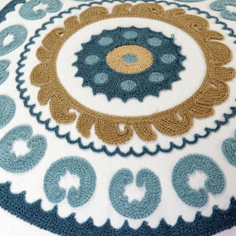 SARUNG BANTAL SOFA BORDIR EMBROIDERY HOME DECOR 45X45 CM PQ