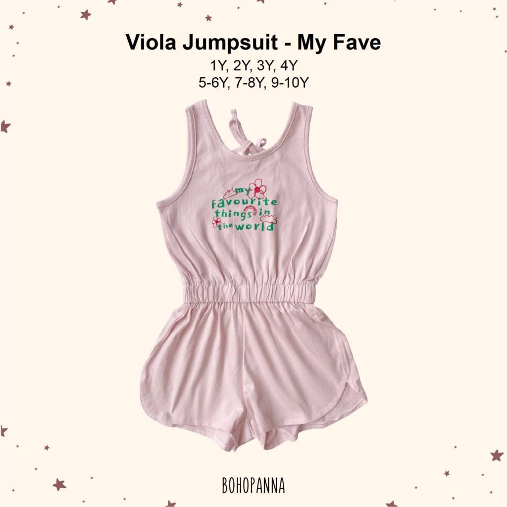BOHOPANNA Viola Jumpsuit Jumper Anak 1-10 Tahun