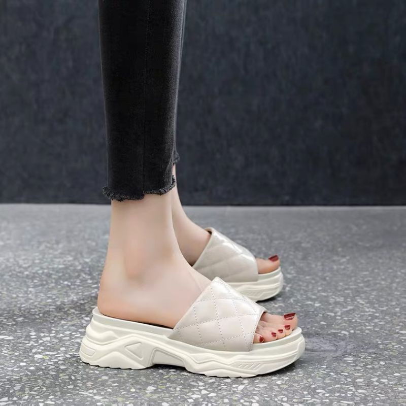 Zealo.Shoes 224 Sandal Wedges Fashion Wanita Import