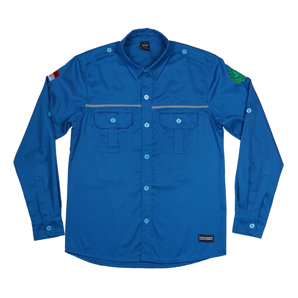Kemeja PDL Biru Turkish High Quality