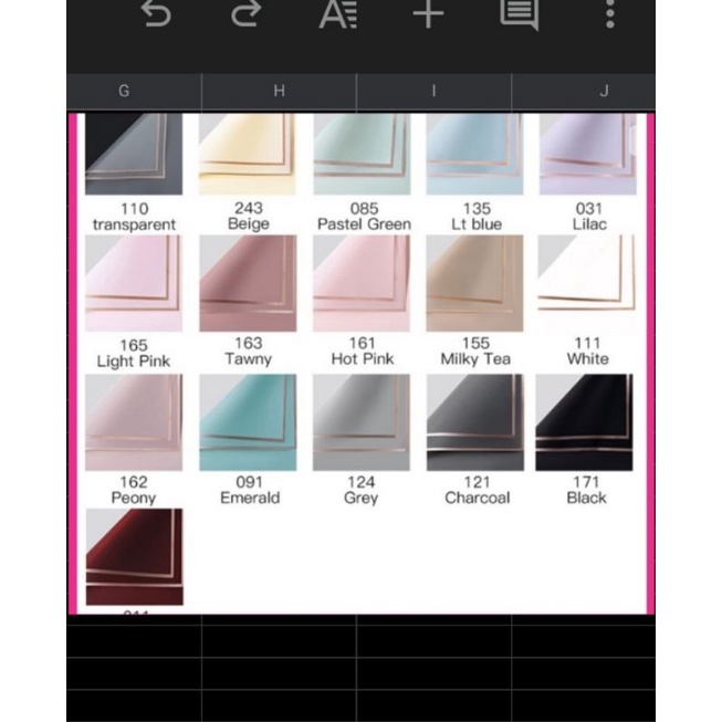 

kertas cellophane transparant line gold | wrapping buket