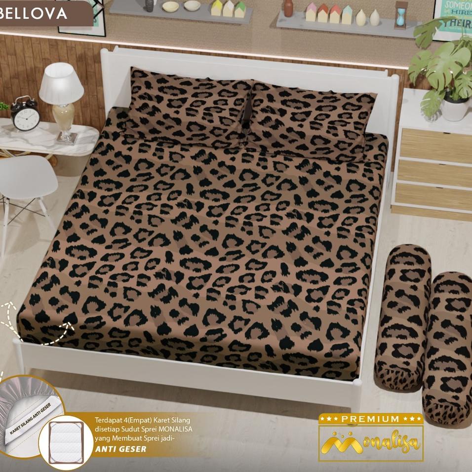 Rekomendasi SPREI LEOPARD / MACAN / ANIMAL SKIN / BELOVA UKURAN 120X200, 160X200,180x200