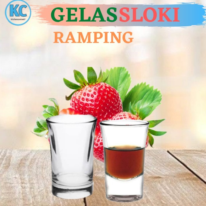 ><><><] Gelas Shot Sloki Gelas Sloki Kecil Gelas Shot Gelas Sloki Ramping