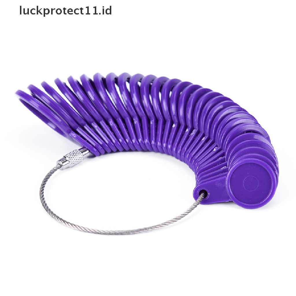 /Fashion Hot// Fashion// Measure Finger Sizer Ring Gauge Semua Ukuran UK A-Z Ukuran As 0-13 Plastik Cap.
