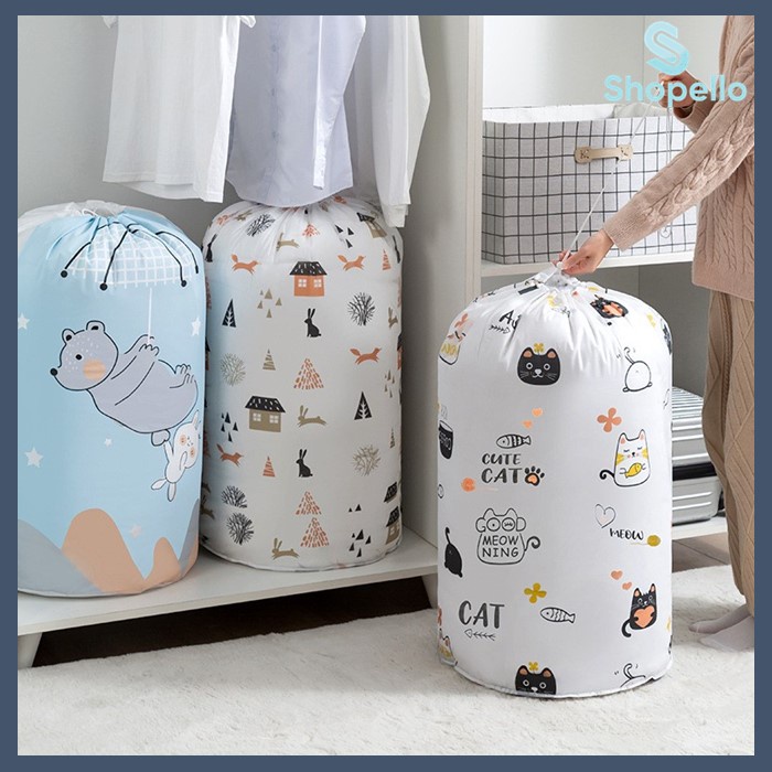 SHOPELLO - Storage Bag Cloth Bag Tempat bedcover pakaian