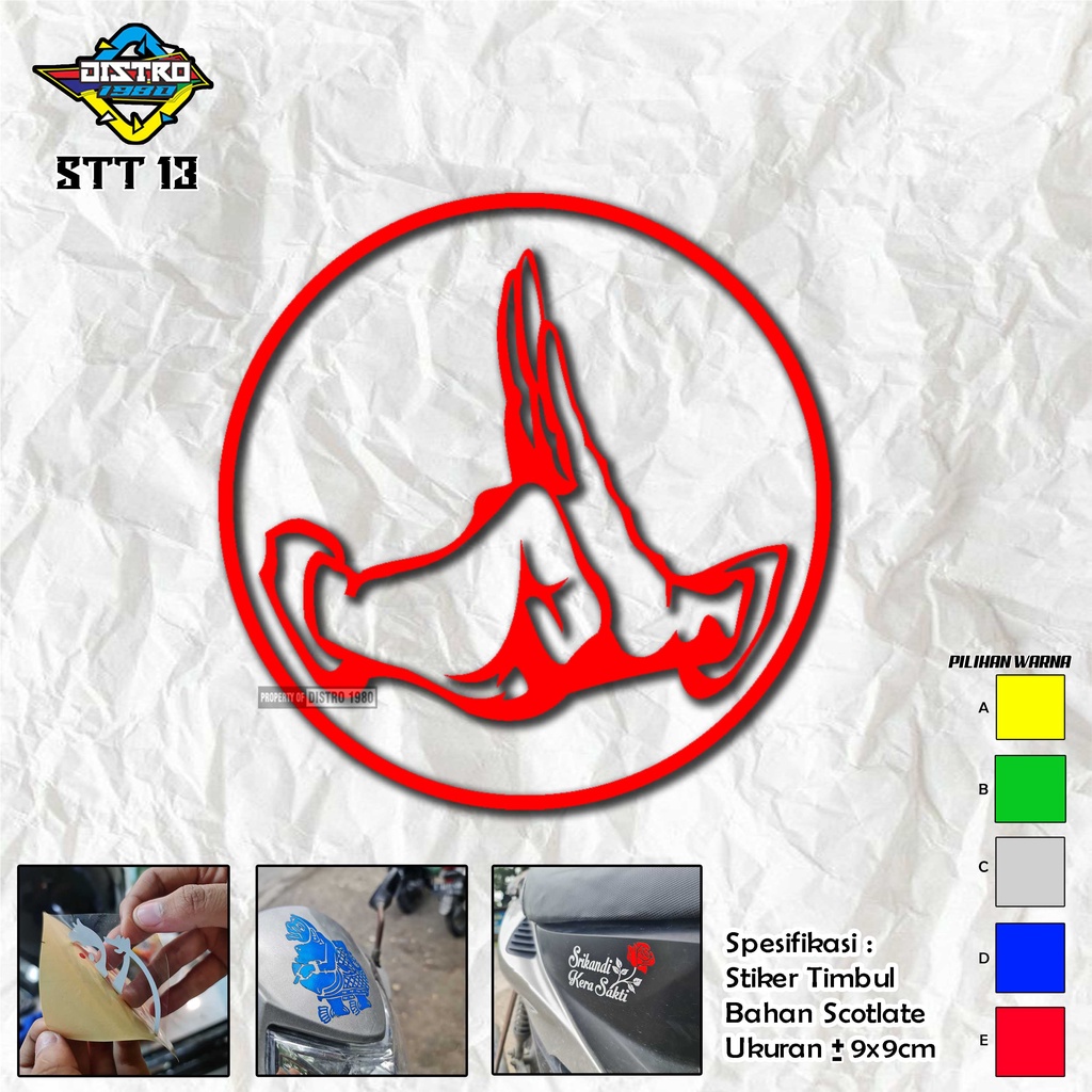 

Stiker Timbul Kera Sakti Anti Air STT 13